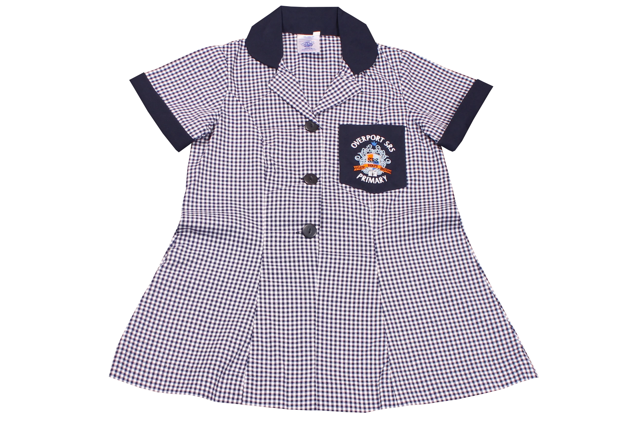 Check Emb Dress - Overport SRS