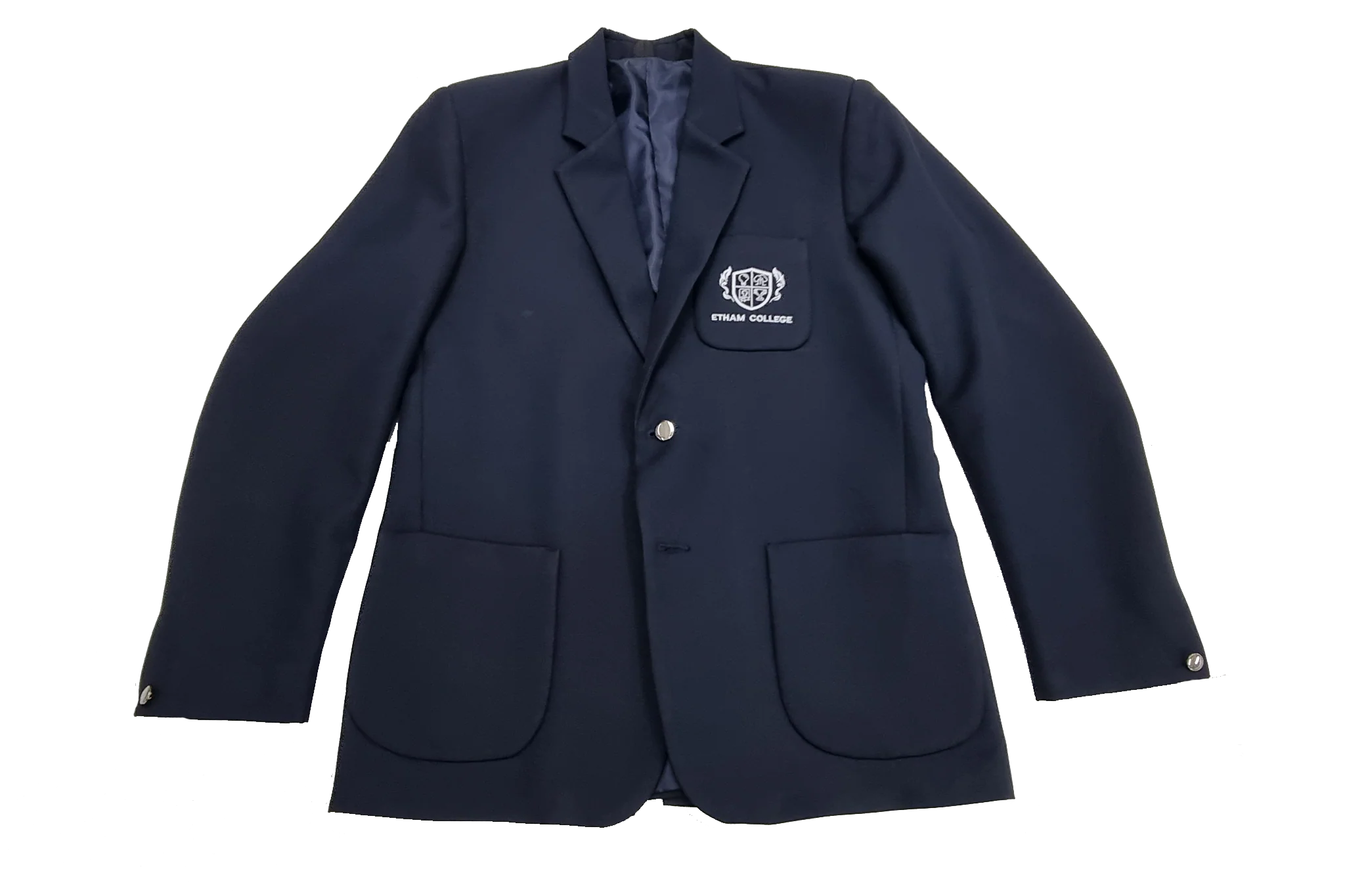 Plain EMB Blazer - Etham Navy
