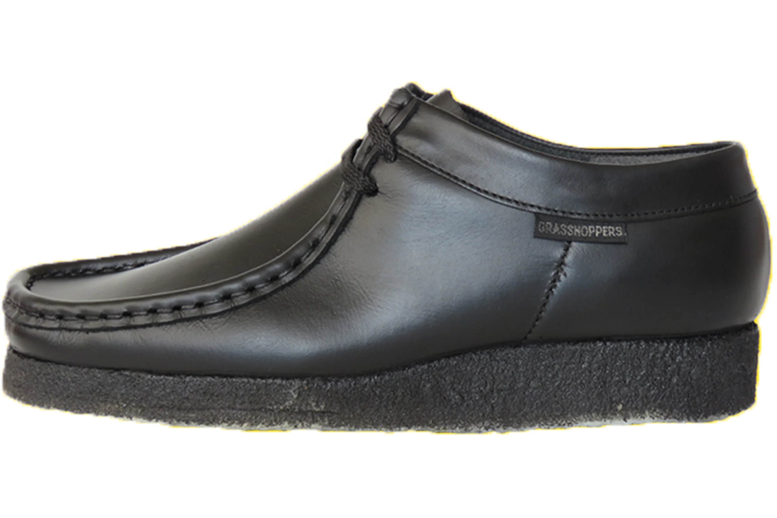 Grasshoppers Lace Up School Shoes - Black - Image 3
