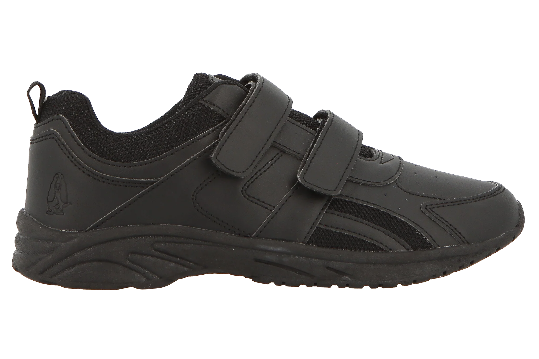Hush Puppies Deuce Velcro Takkies - Black - Image 3