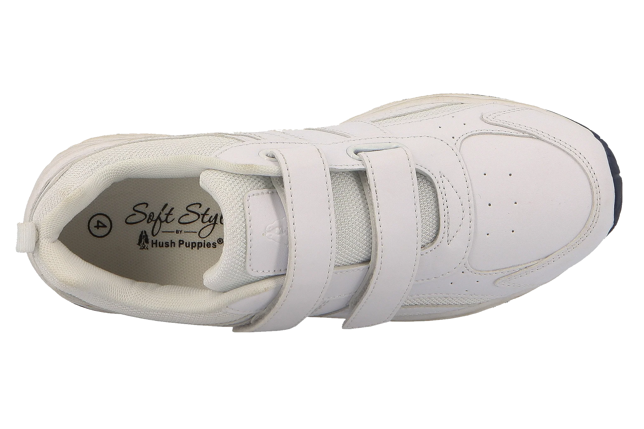 Hush Puppies Deuce Velcro Takkies - White - Image 5