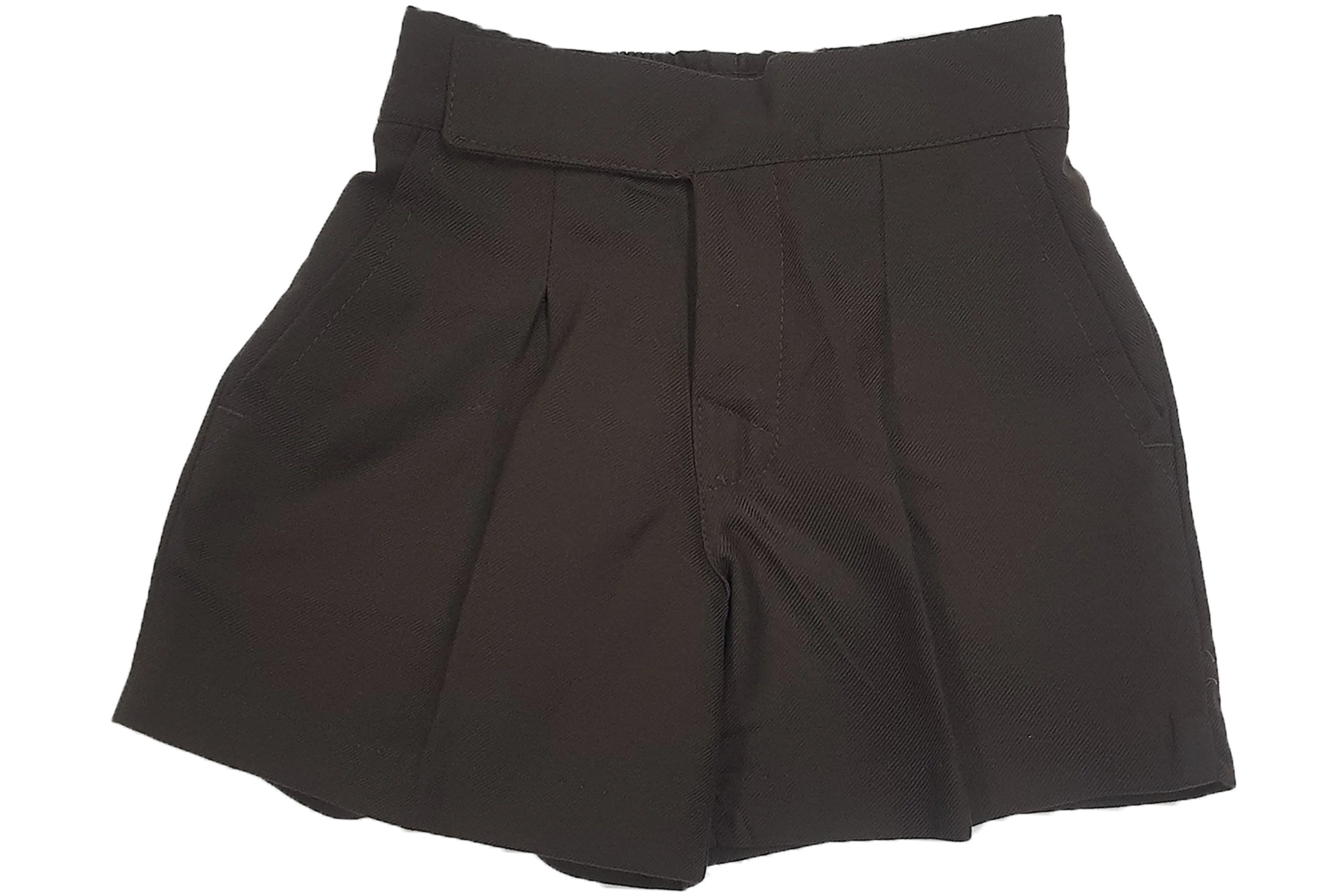 School Shorts - Brown - Image 2