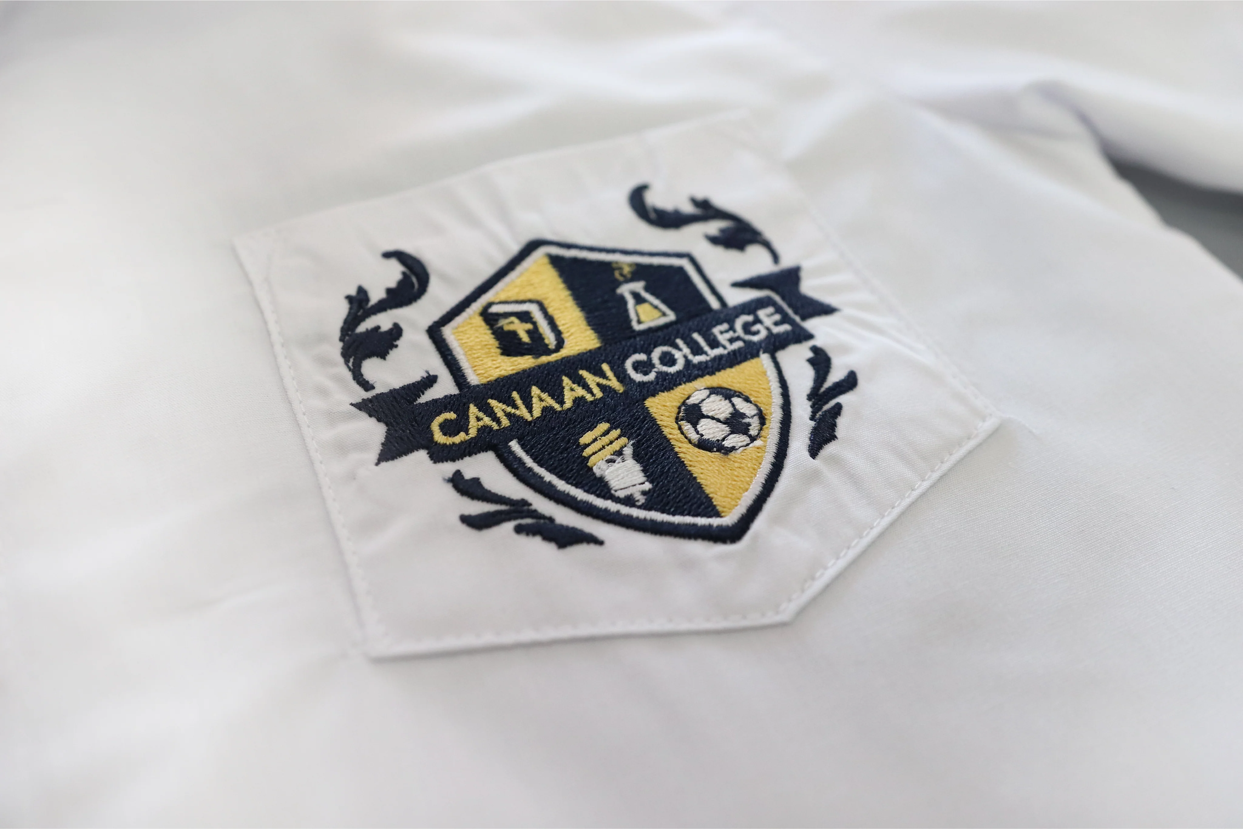 Shortsleeve Emb Shirt - Canaan College - Image 2