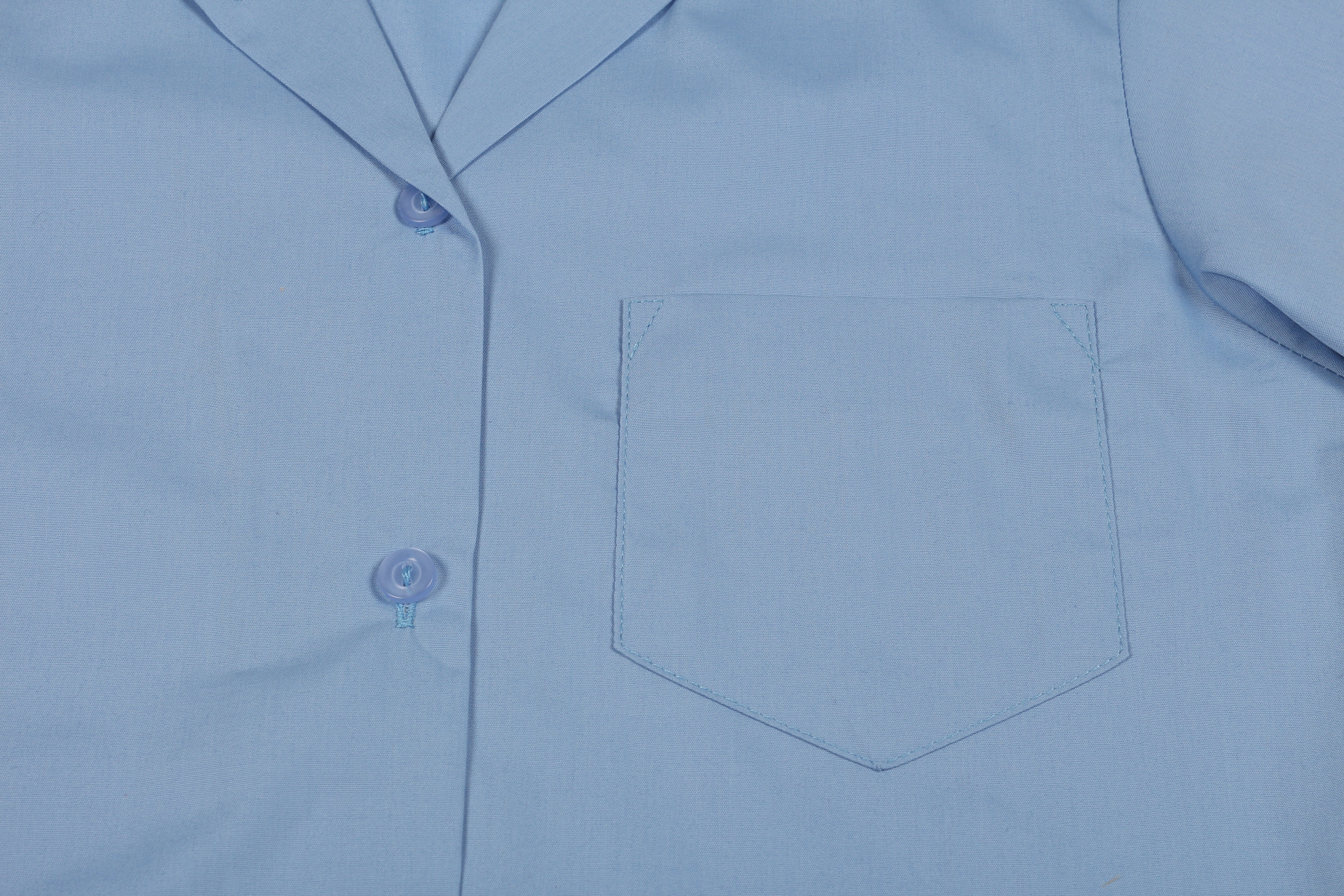 Shortsleeve Gladneck Blouse - Blue - Image 4