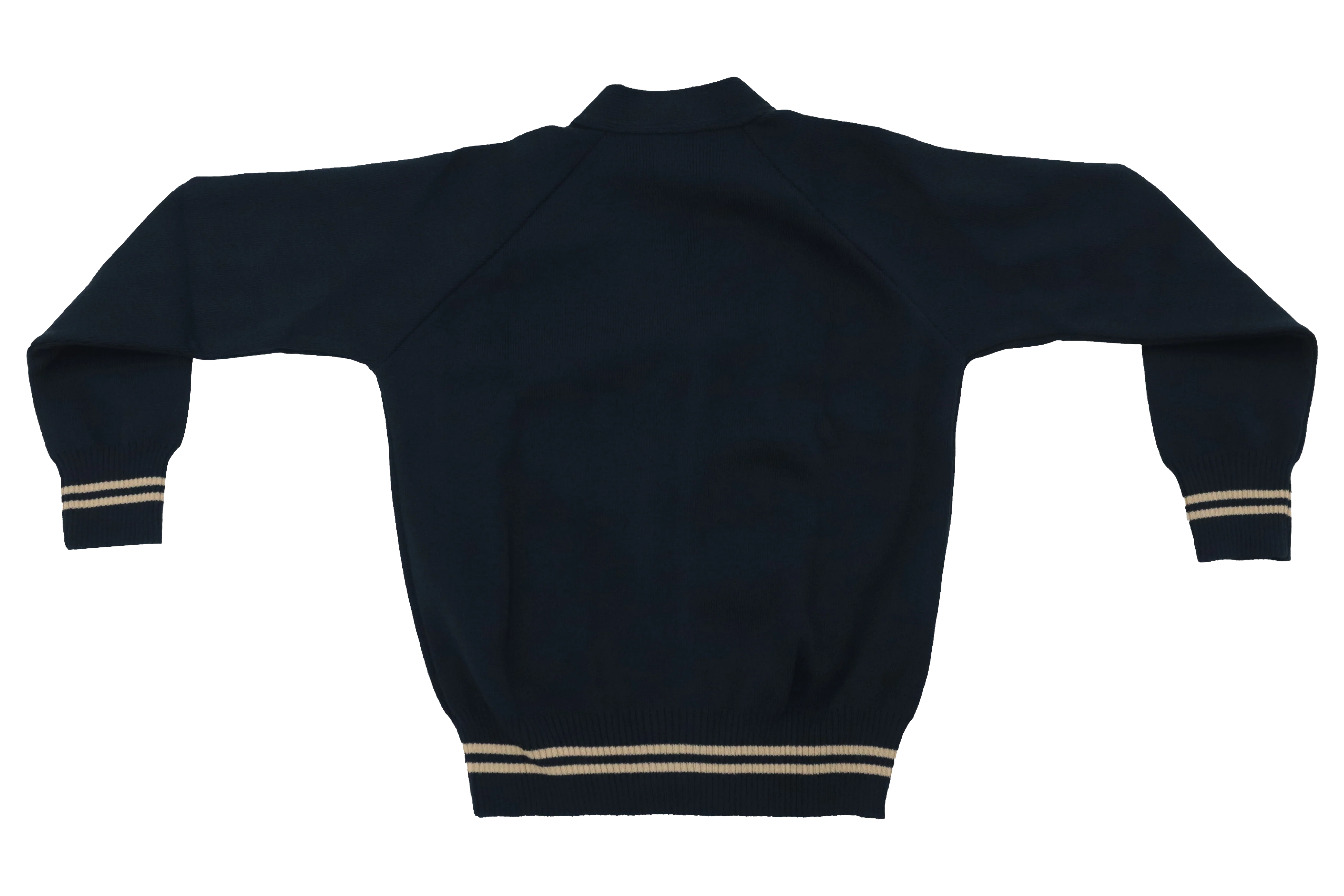Striped Plain Cardigan - Isiviyo - Image 2