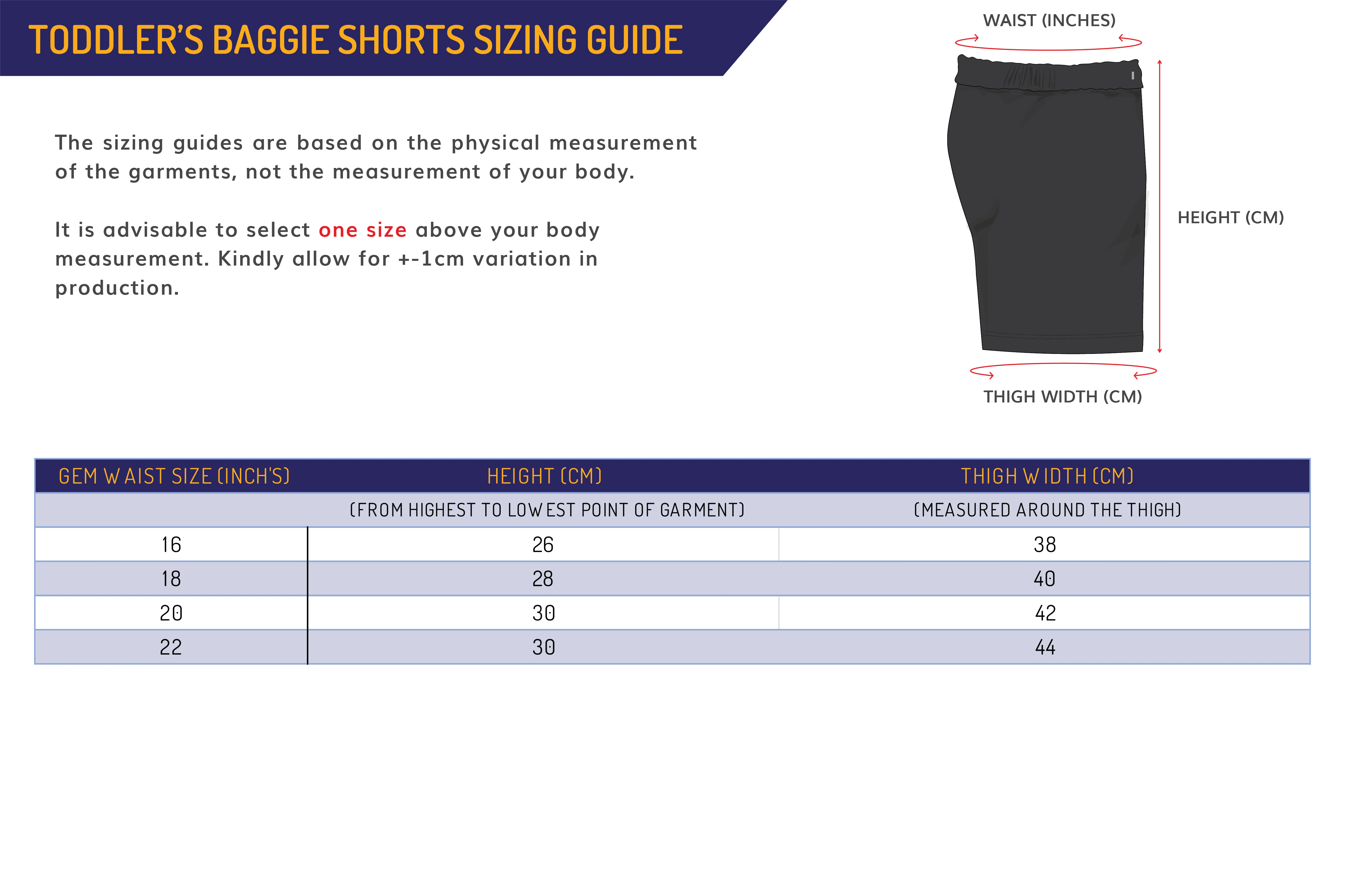 Taslon Toddler's Baggies - Black - Image 2