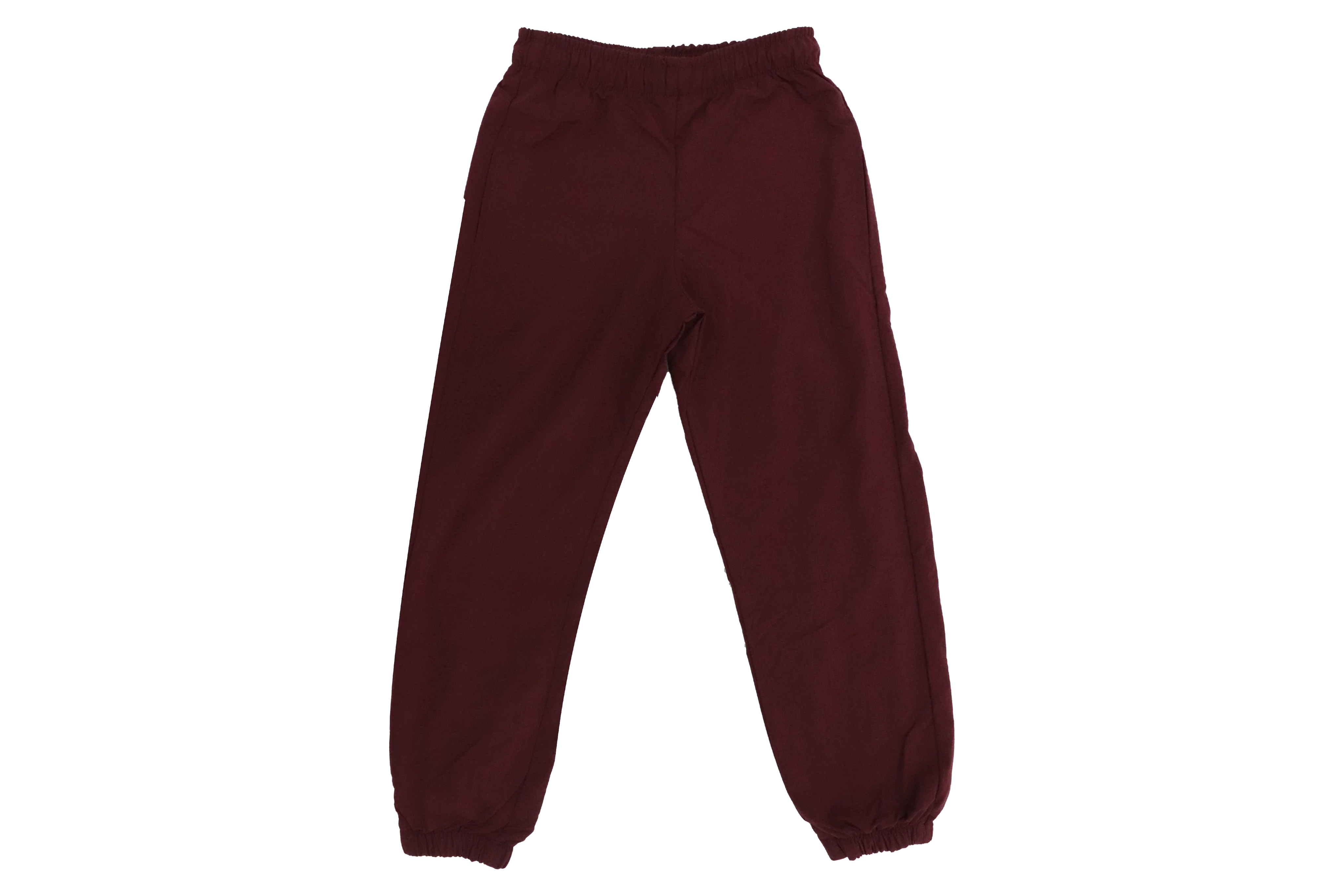 Taslon Tracksuit Set Plain - Maroon/Gold - Image 2